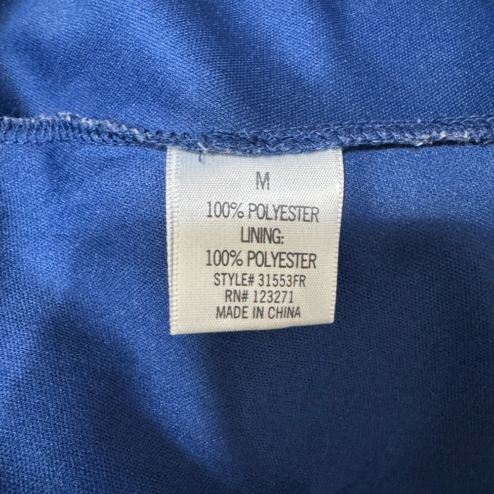 Blue Rain Elegant Blue Women's Dress - Picture 8 of 9